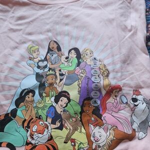 Disney Parks Shirt WDW Disney Princess Friends Adult Pink X-Large